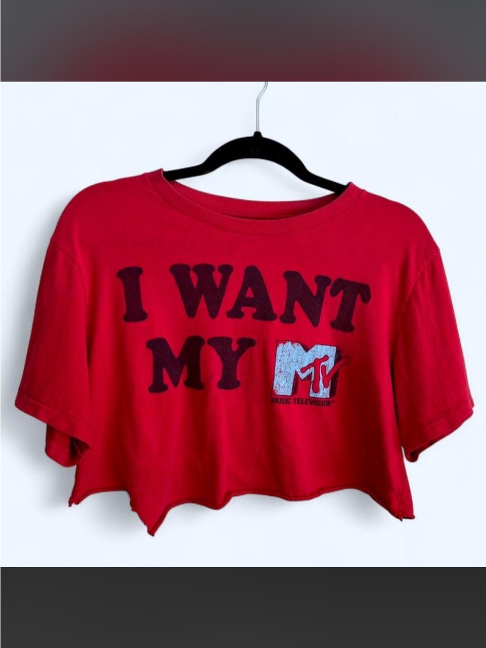 MTV Tee w/ 'I WANT MY' Text